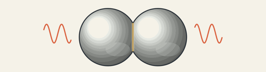 Hertzian contact animation from slide 11 of the acoustic analog presentation